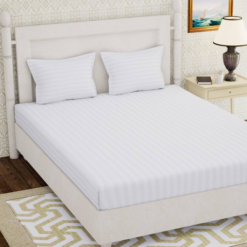 Indiana Home 100 Cotton Satin 300 Tc Premium King Size Double Bed