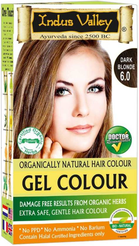 Indus Valley Organically Natural Gel Dark Blonde 6 0 One