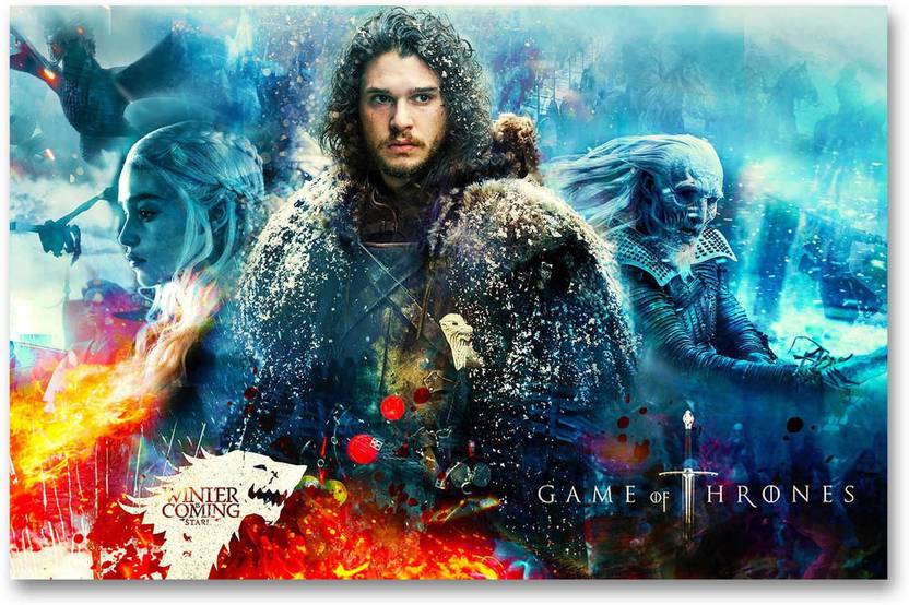 Game Of Thrones Wall Poster Winter Is Coming Jon Snow