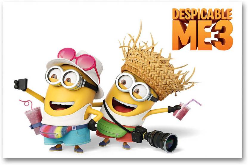 Hollywood Movie Wall Poster Despicable Me 3 Two Minions