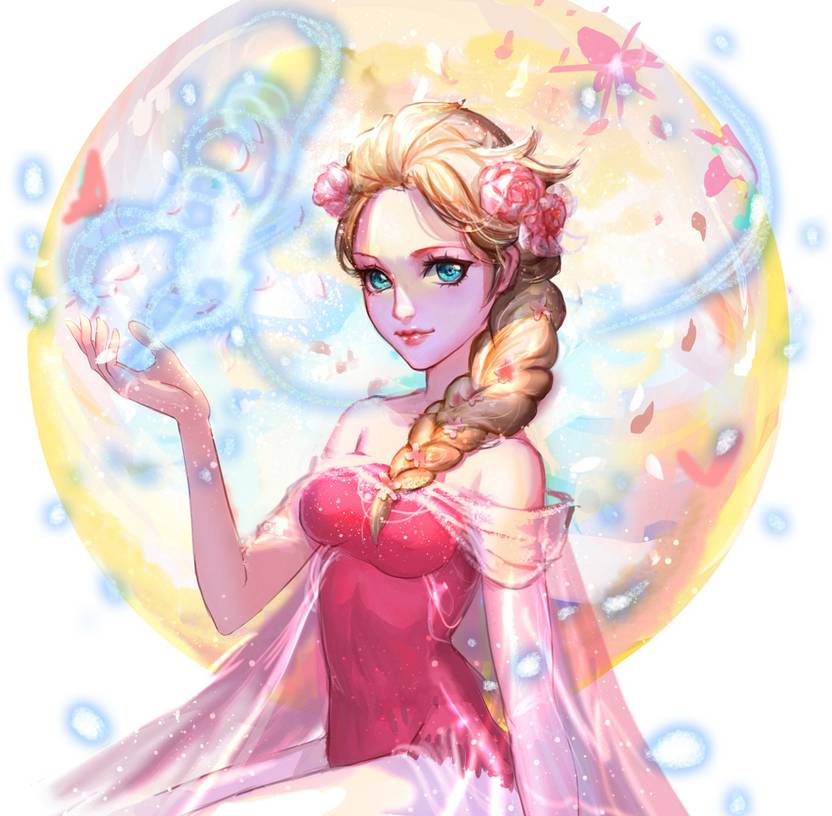 Athah 220 Gsm Paper Wall Poster 13 19 Inches Frozen Elsa
