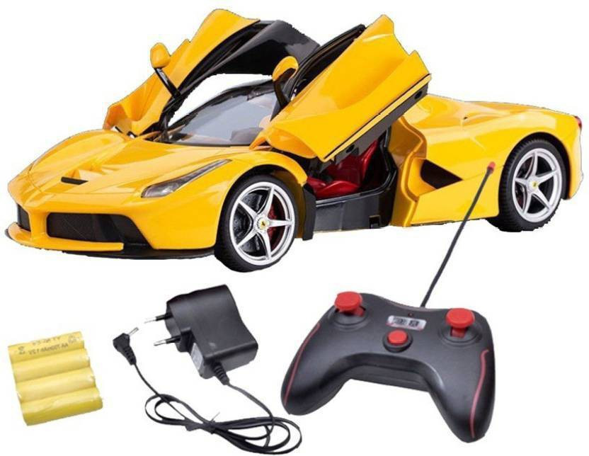 GLOBAL High Speed Ferrari Max Speed Car (PACK OF TWO CARS)(Yellow)