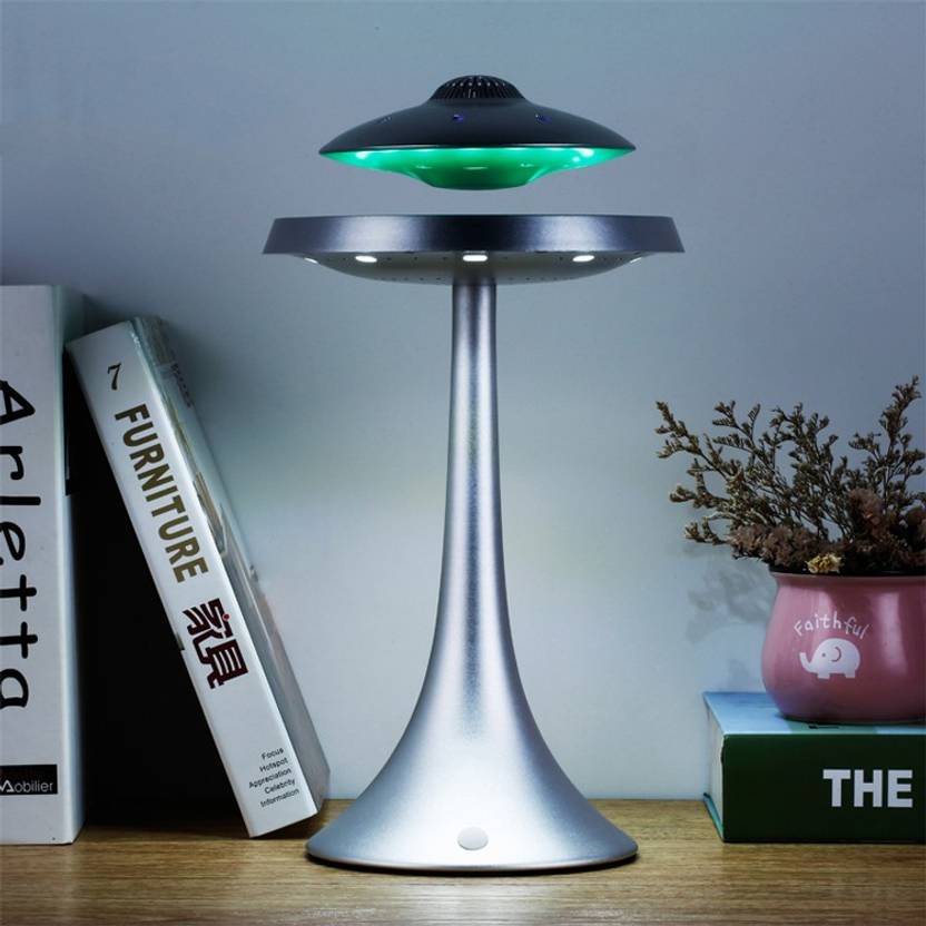 HCNT levitating speaker portable UFO Bluetooth speaker with LED table