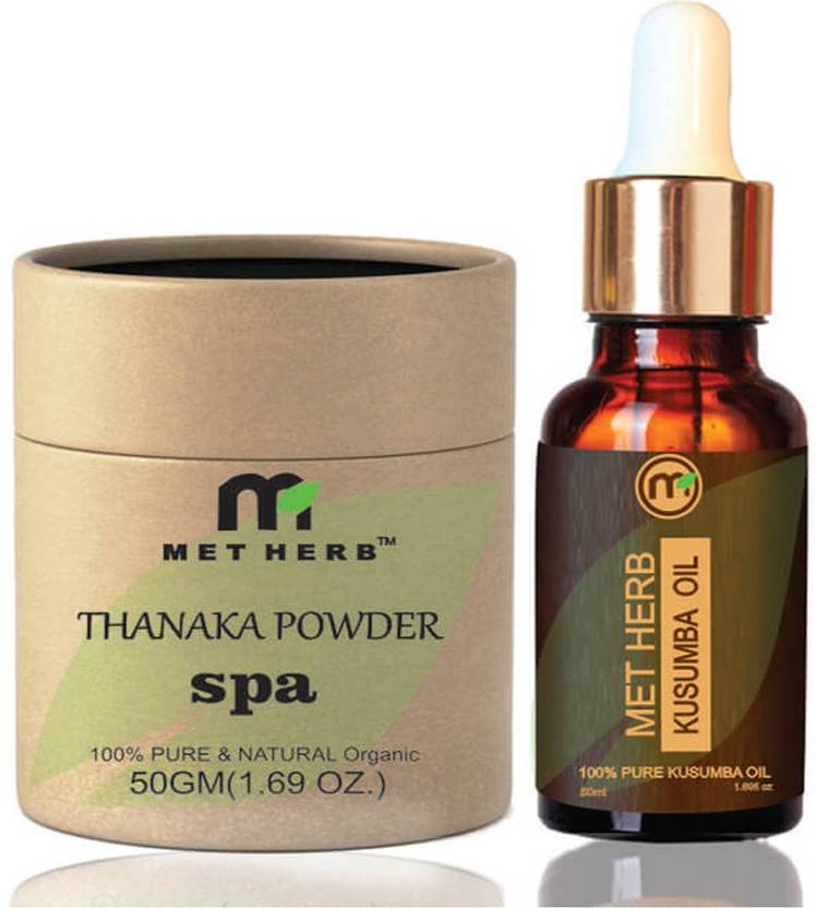 Metherb 50g Thanaka Powder 50 Kusumba Oil For Hair Removal Price