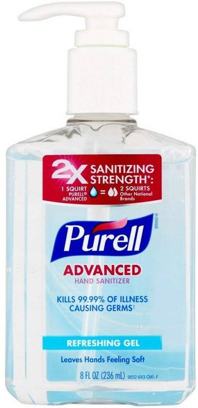Purell Advanced Hand Sanitizer Refreshing Gel 8 Oz Price In