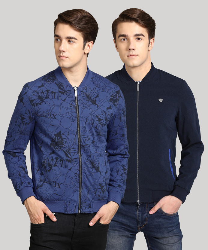 Sleeve Solid, Printed Men Jacket 