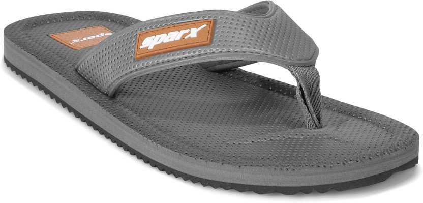 Sparx Men SFG-2093 Grey Tan Flip Flops 