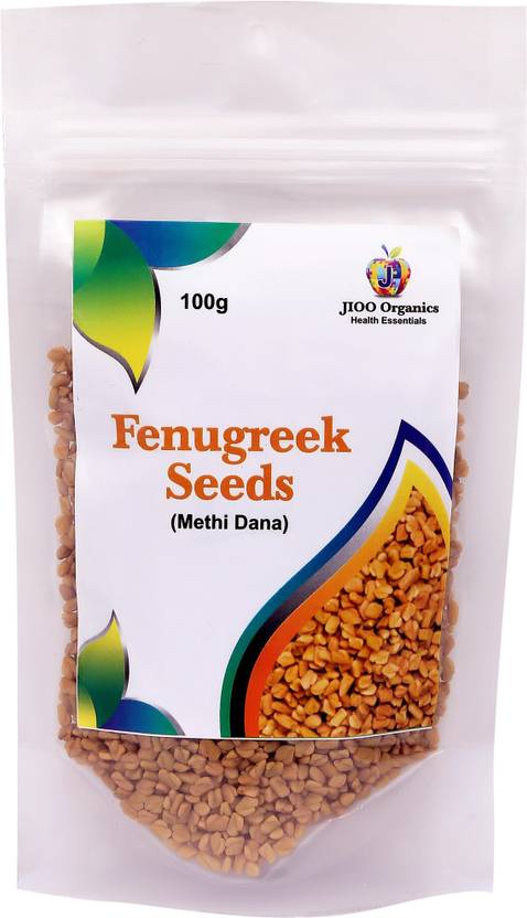 Jioo Organics Fenugreek Seeds Methi Dana Methra_pack Of 100 Grams Jioo Organics Fenugreek Seeds Methi Dana Methra_pack Of 100 Grams