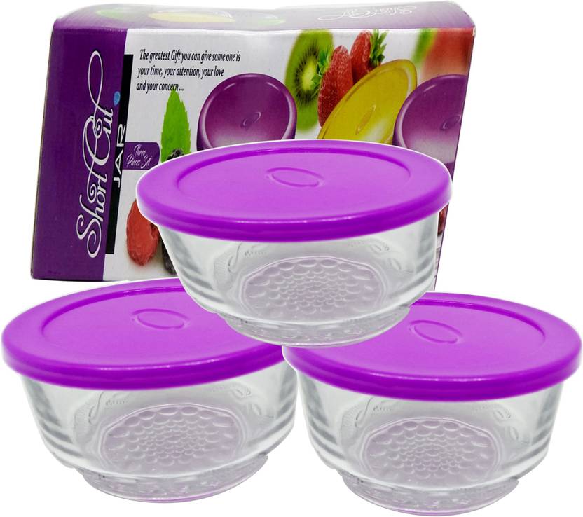Blue Birds Wonderful Airtight Round Smart Storage Container With