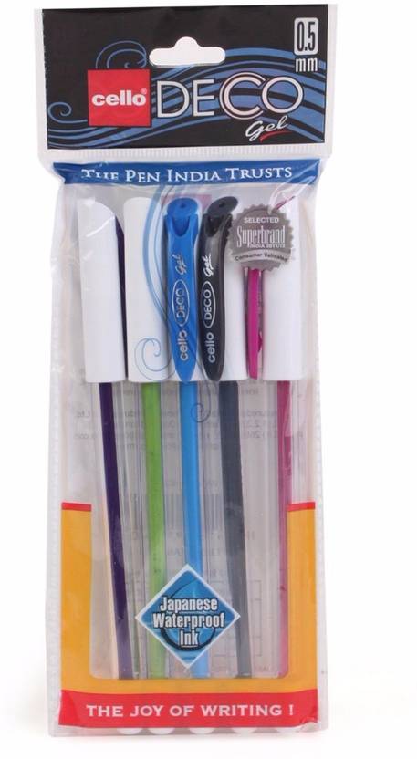 Cello deco gel one pen price clearance