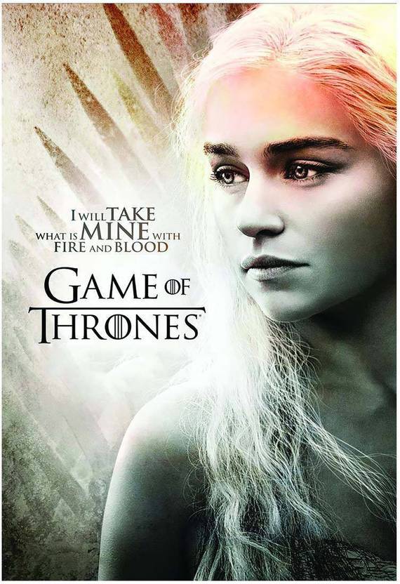 T-shirt Game Of Thrones Khaleesi – Maglietta Bianca In Cotone, Stampa Grafica Retrò, Taglia Regolare