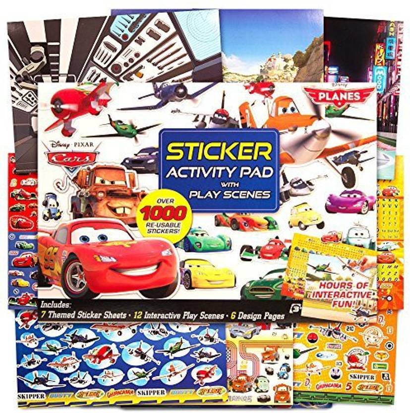 Disney Pixar Ultimate Sticker Activity Pad Over 1000 Disney Cars and