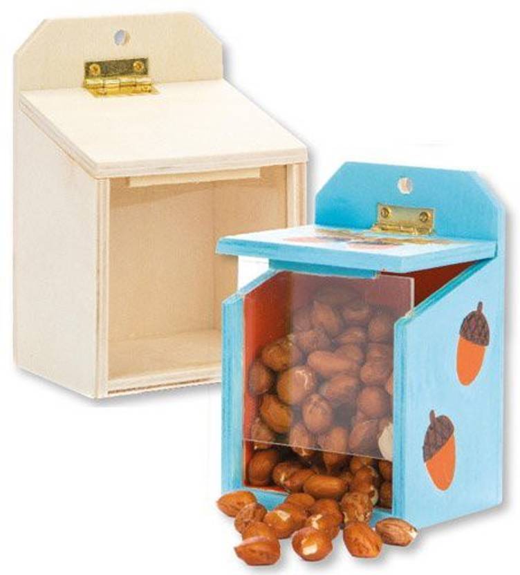 Baker Ross Wooden Squirrel Feeder Boxes Creative Art Supplies For