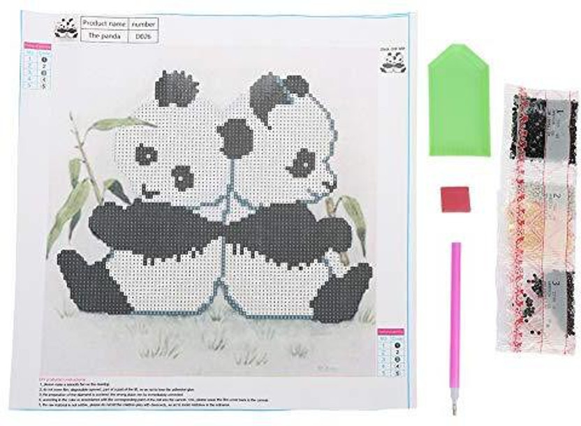 Full Drill Glass 5D Diamond DIY Painting Craft Kit Home Wall Hanging Decor