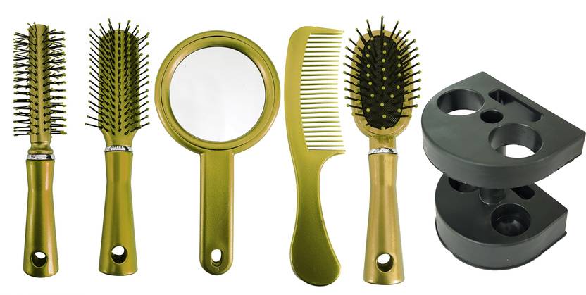 Confidence New Design Hair Brush Set For Long And Short Hair For