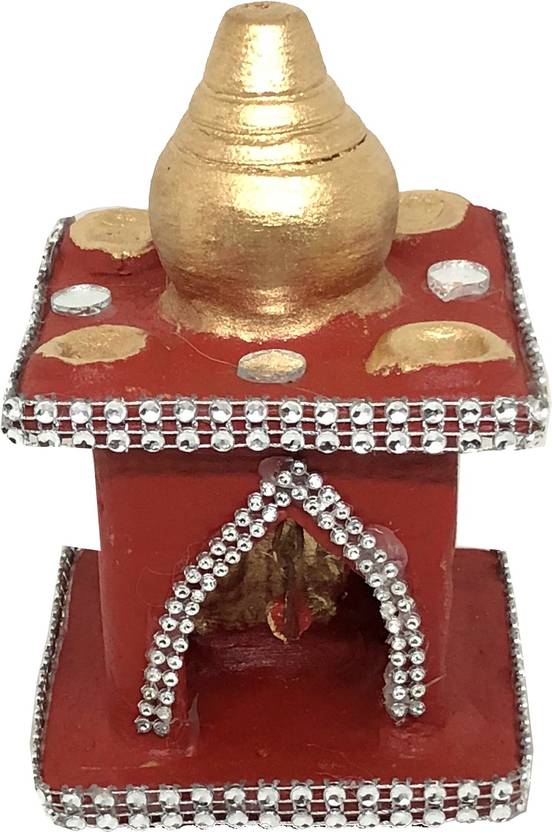 Shopmefast Terracotta Earthenware Clay Lakshmi Ganesh Square Shape