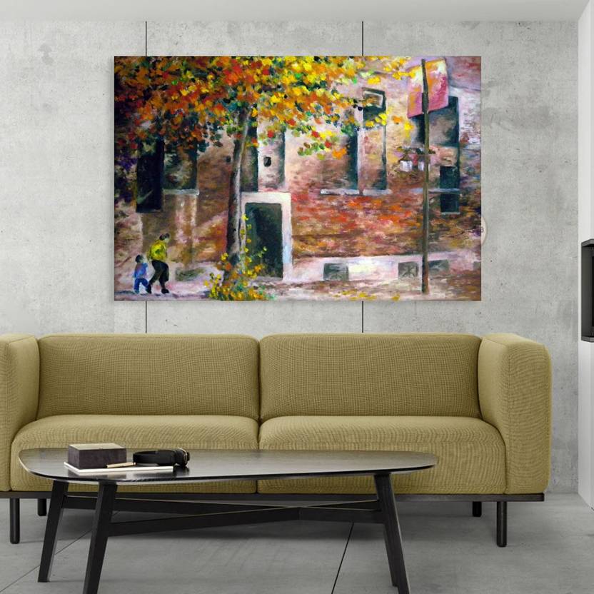 Inephos Inephos Unframed Canvas Painting Beautiful Autumn
