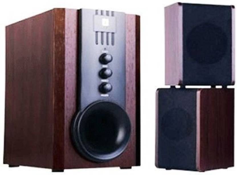 Buy Iball 2 1 Ch Speakers Wooden Cabinet Woofer And Speaker For