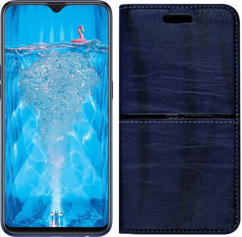 Roxel Flip Cover For Oppo F9 Pro Twilight Blue 64 Gb 6 Gb Ram