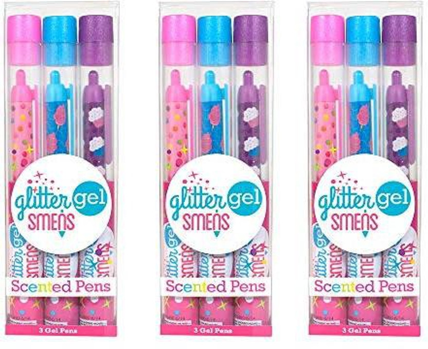 Scentco Glitter Gel Smens 4-Pack of Gourmet Scented Pens
