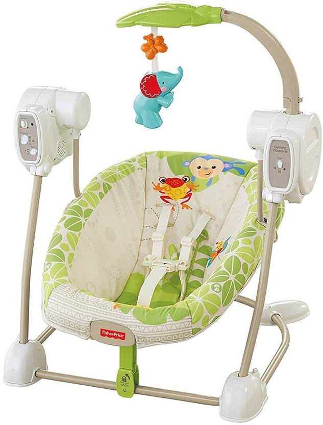 Fisher Price Spacesaver Swing And Seat Rainforest Friends