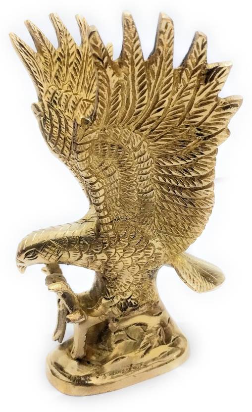 Athizay Brass Eagle Statue For Home Decoration And Men Gifting