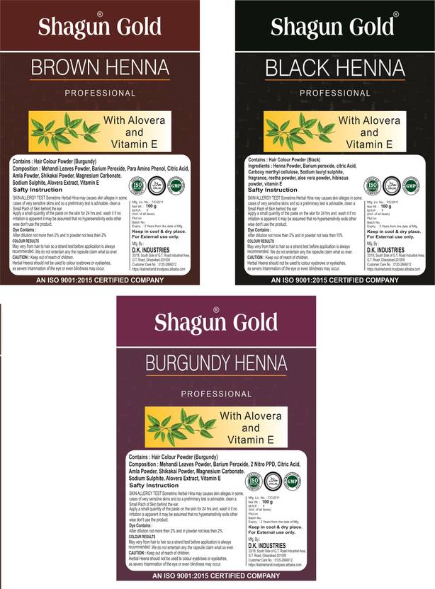 Shagun Gold Combo Hair Colors Brown Black Burgundy Hair