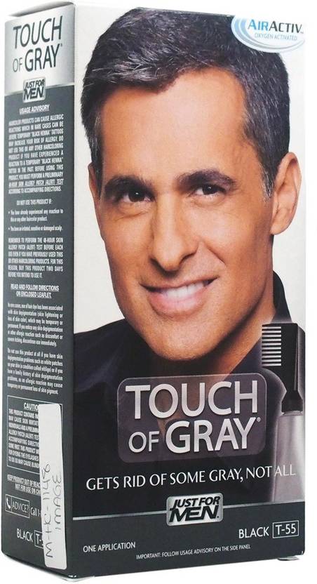 Just For Men Blk Gry Size 1 4z Touch Of Gray Black Gray