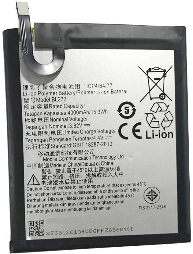 COMPATIBLE Mobile Battery For Lenovo K6 POWER BL272 Price in India