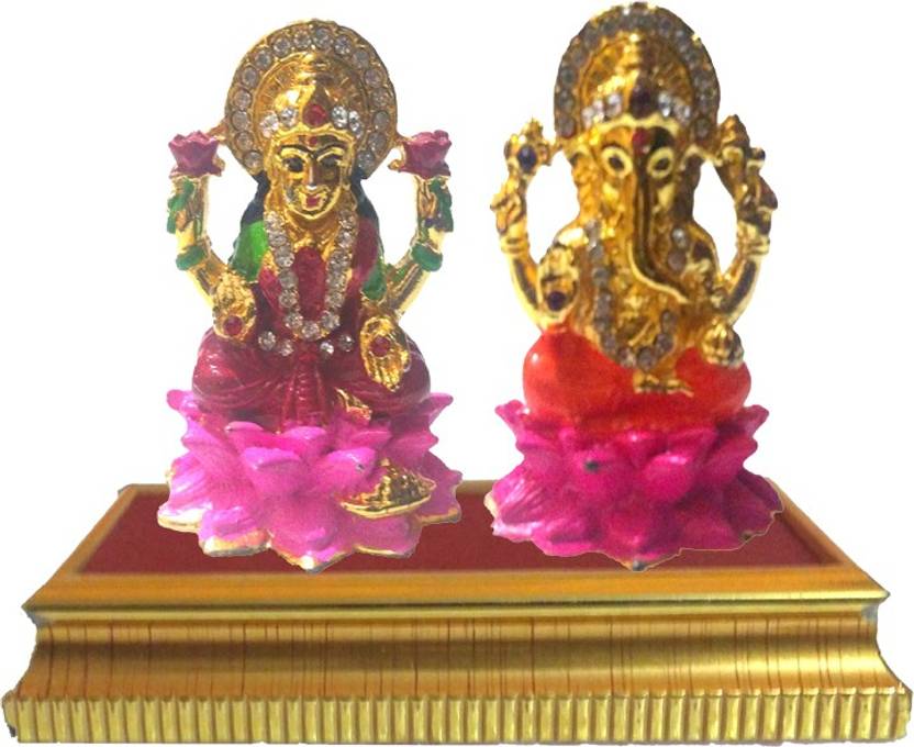 Vintan Religious God Laxmi Ganesha Lekshmi Ganesh Idol Handicraft