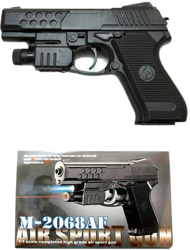 Miniature Dollhouse Western Handgun w// Light Stock ISL 202