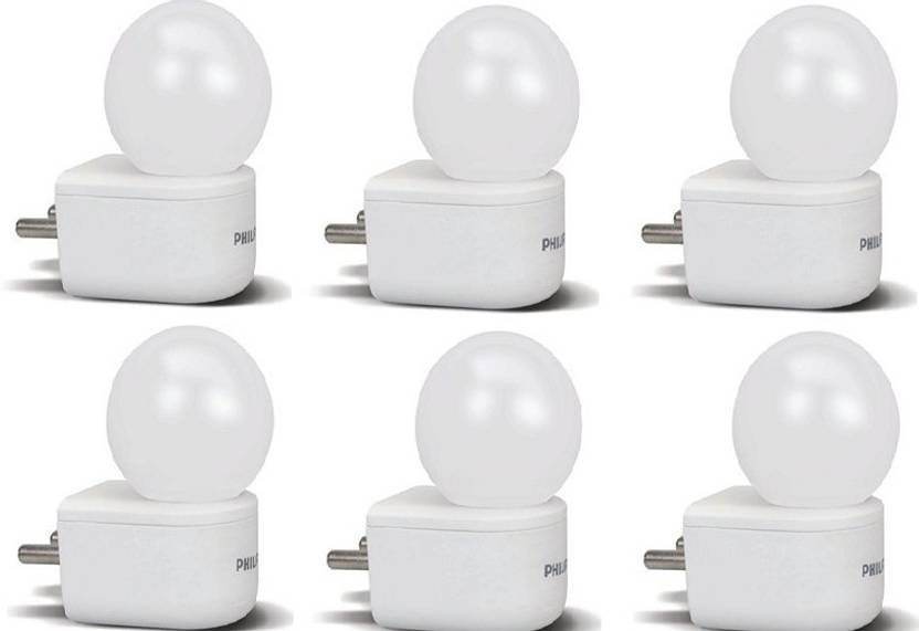 PHILIPS 0.5 W Round Plug & Play Night Bulb Price in India Buy PHILIPS