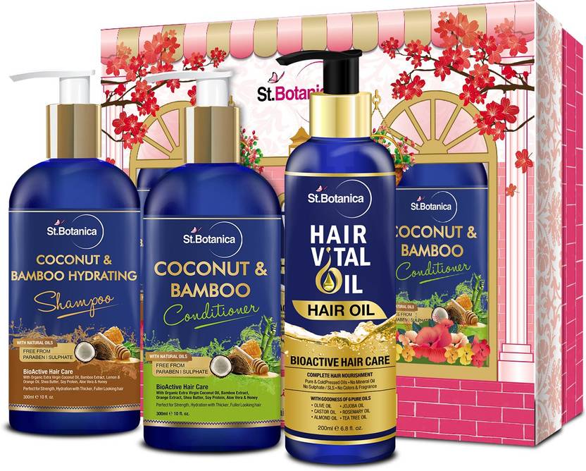 Stbotanica Coconut Bamboo Shampoo Coconut Bamboo Conditioner