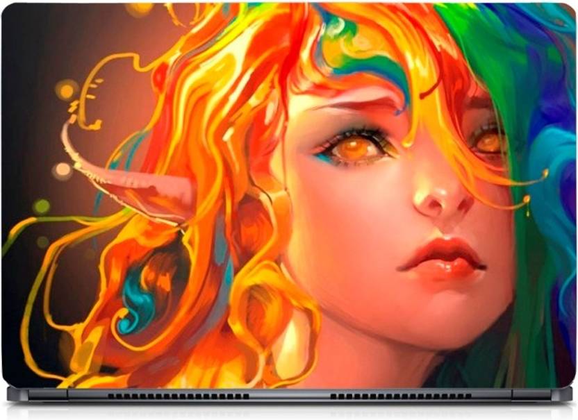 Gallery 83 Rainbow Hair Art Girl Potrait Exclusive High