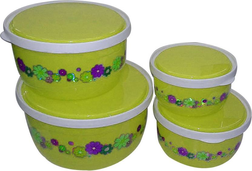 Lifemusic Multipurpose 4 Piece Plastic Bowl Set All In One Mixing