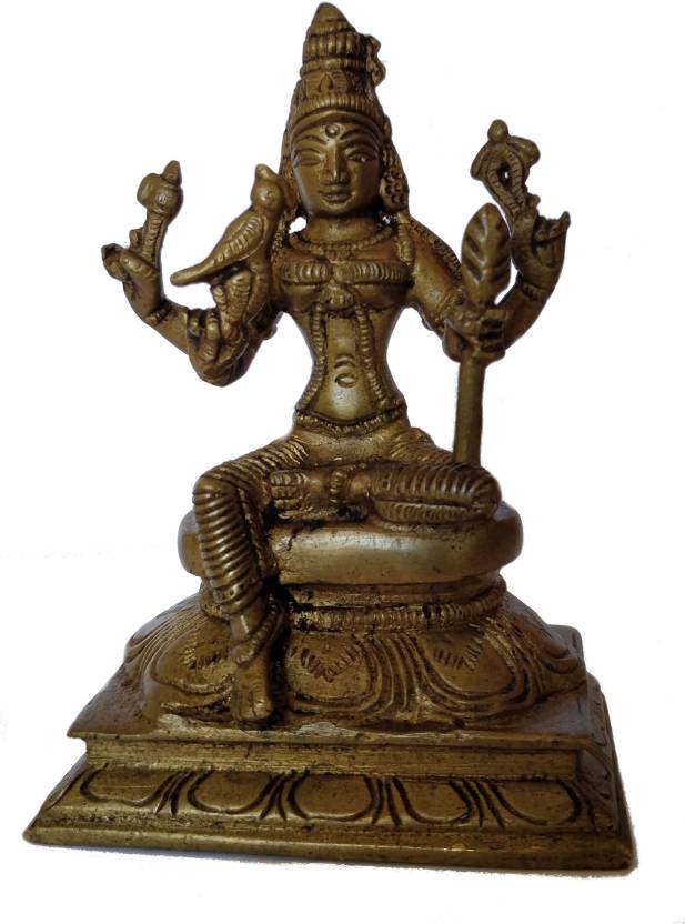 Bhunes Brass Maha Laxmi Madurai Meenakshi Statues Decorative