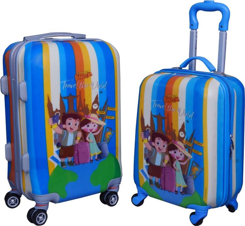 FORTUNE Chhota Bheem Travel the World set of 17+20 InchKids Luggage ...