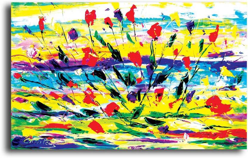 Pixelartz Canvas Painting Je Suis Paris Abstract Art 35