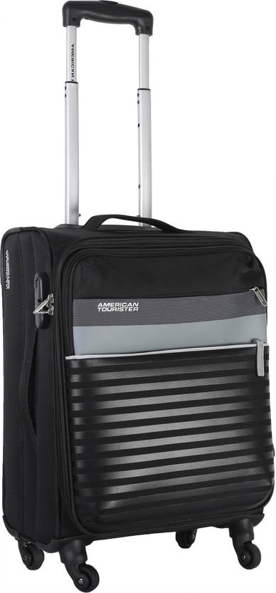 American Tourister Lisbon Expandable Cabin Luggage 22 Inch Black