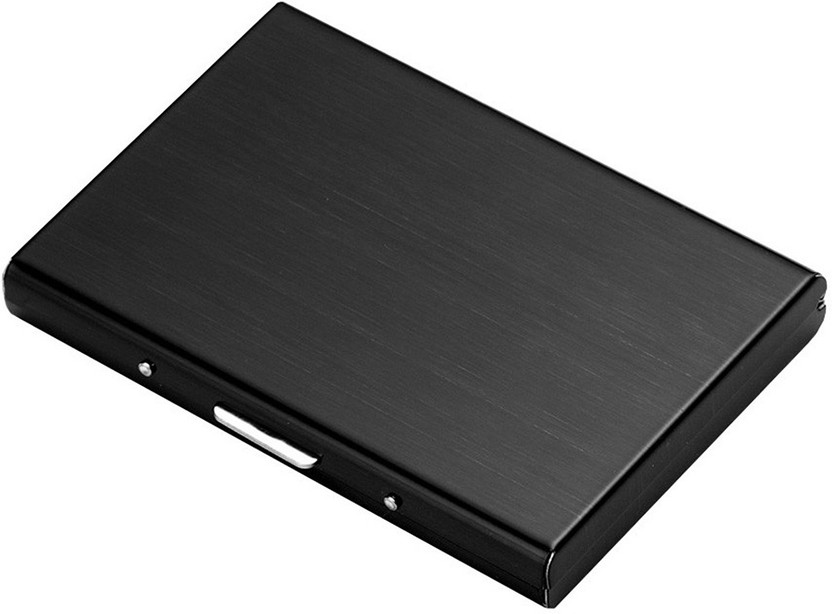 Rangoli ® 6 Card Holder(Set of 1, Black)