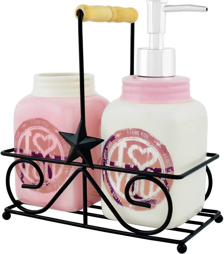 Archies Bathroom Accessories Essential Kit With Rinsing Cup Soap