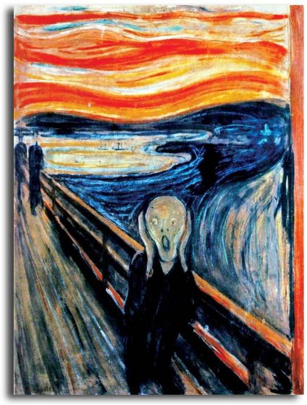 Pixelartz Canvas Painting The Scream Edvard Munch