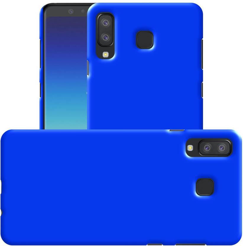 Case Creation Back Cover for Samsung Galaxy A8 Star 2018 (Pure Royal Blue, Grip Case, Rubber)