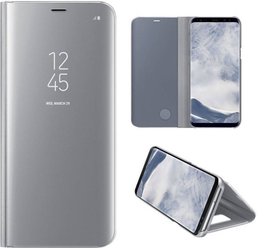 Pakme Xusive Flip Cover For Samsung Galaxy J7 Prime Clear View Flip Cover For Samsung Galaxy J7 Prime