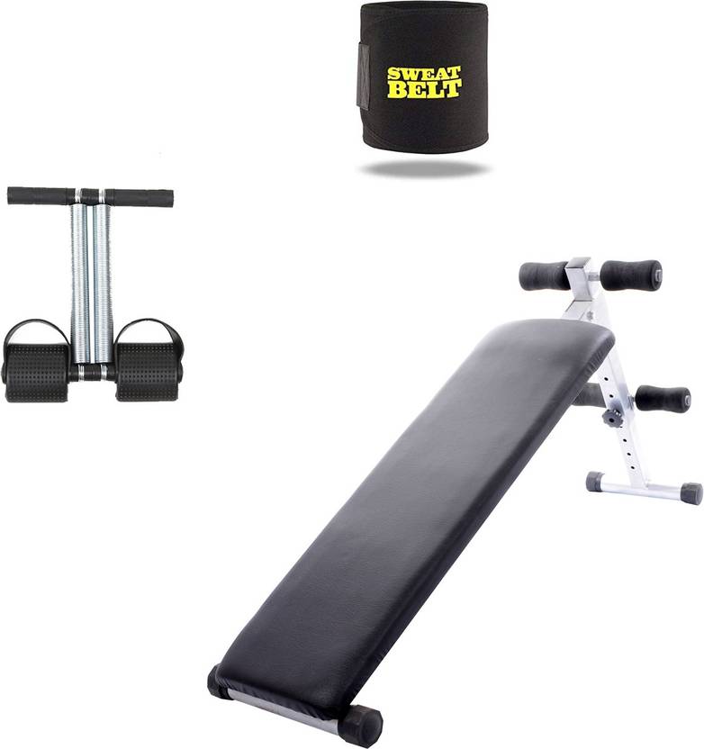 Lifeline Abdominal Bench 310 Bonus With Tummy Trimmer And Sweat