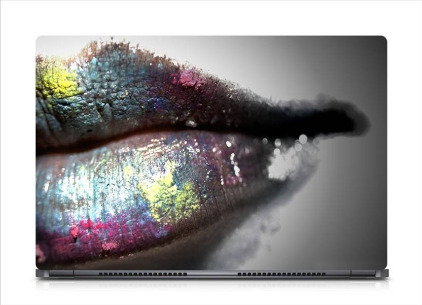 i birds colorful lipstick exclusive high quality laptop decal