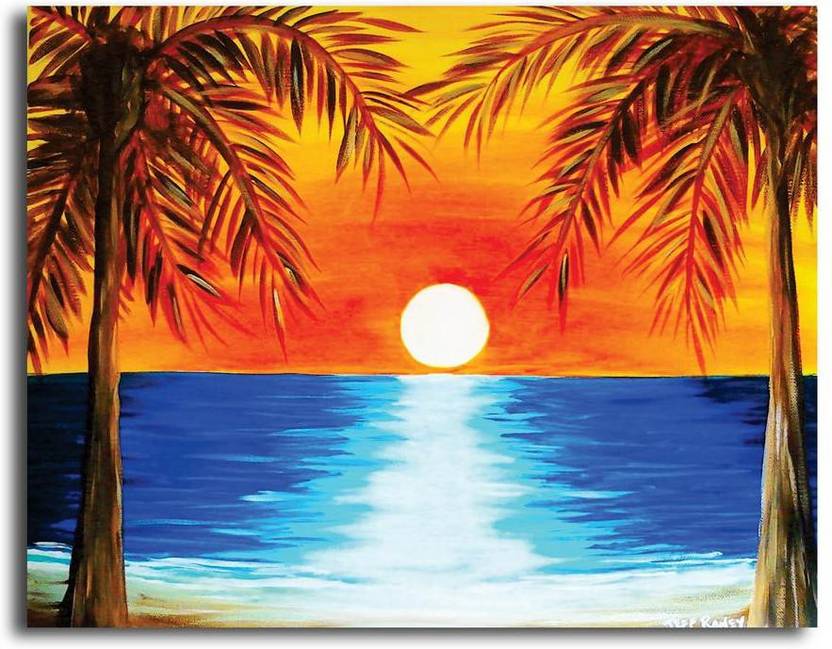 Sunrise Painting For Beginners Sunrise Painting For Beginners