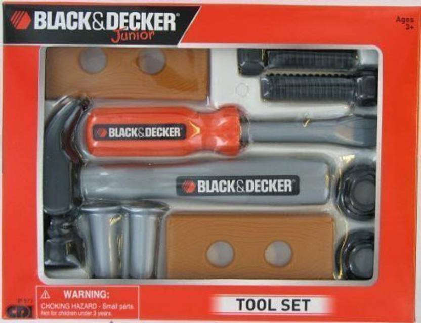 Black Decker Black And Decker Junior Tool Red Black And