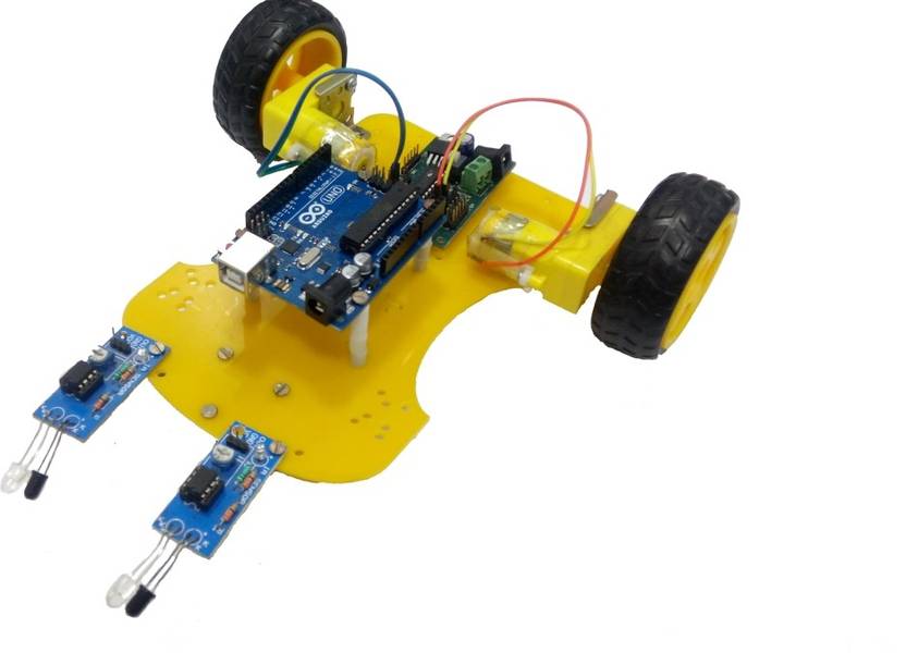 Embeddinator Line Follower DIY Robotic Kit Based On Arduino Uno ...