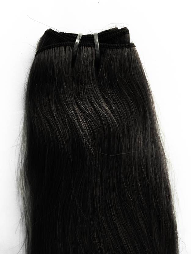 Krome Natural Black Weft 100 Virgin Unprocessed Indian Remy Human